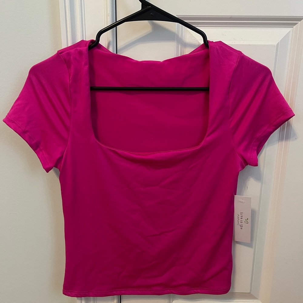 Magenta top